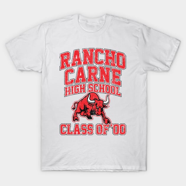 Rancho Carne High School Class of 00 (Variant) T-Shirt by huckblade